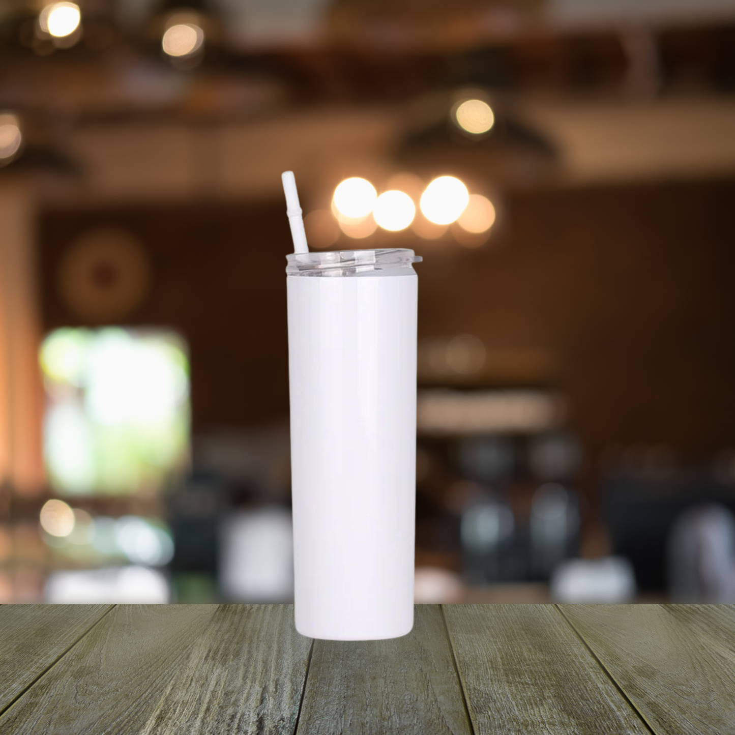20oz skinny tumbler mockup