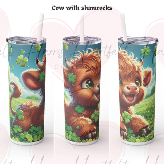 St. Patrick's Day Themed 20oz Skinny Tumbler