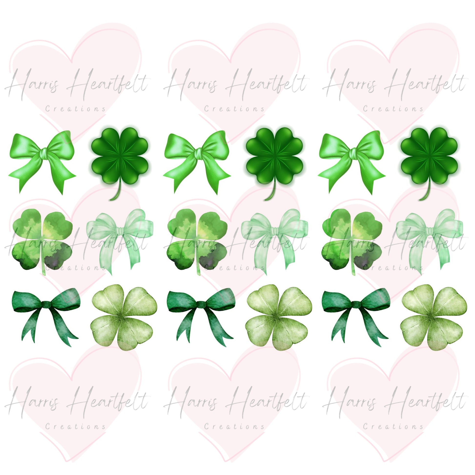 Digital Download - Bows & Shamrocks Coquette
