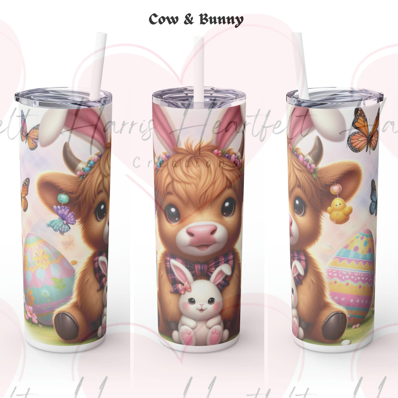 Easter Themed 20oz Skinny Tumbler