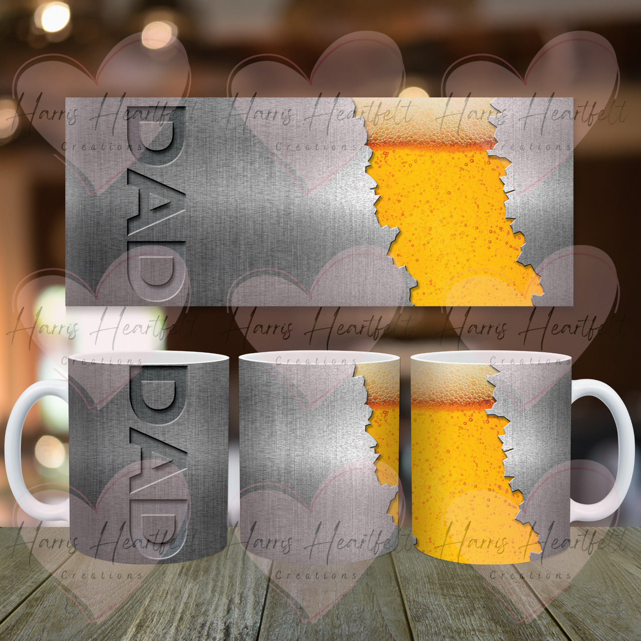 Father's Day Themed Ceramic Coffee Mug