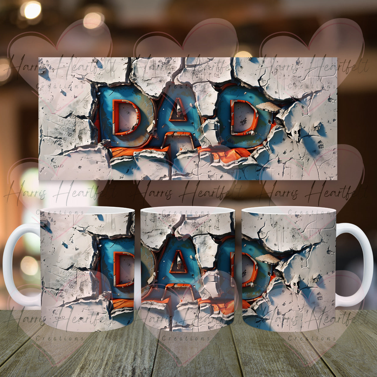 Father's Day Themed Ceramic Coffee Mug