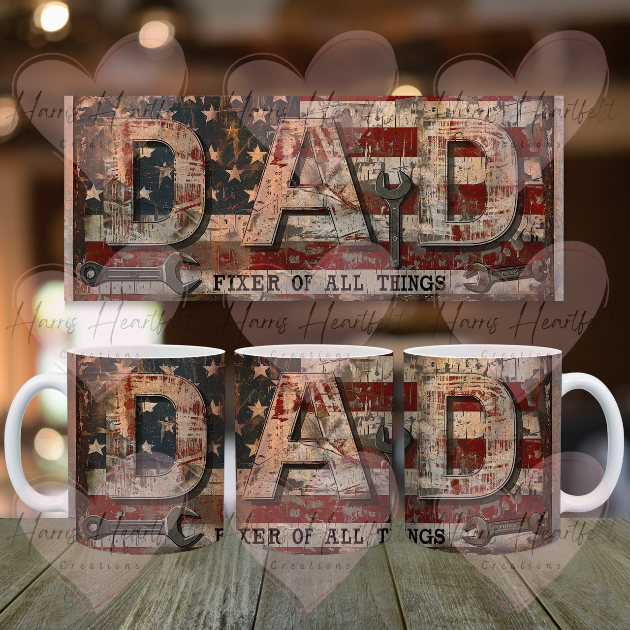 Father's Day Themed Ceramic Coffee Mug