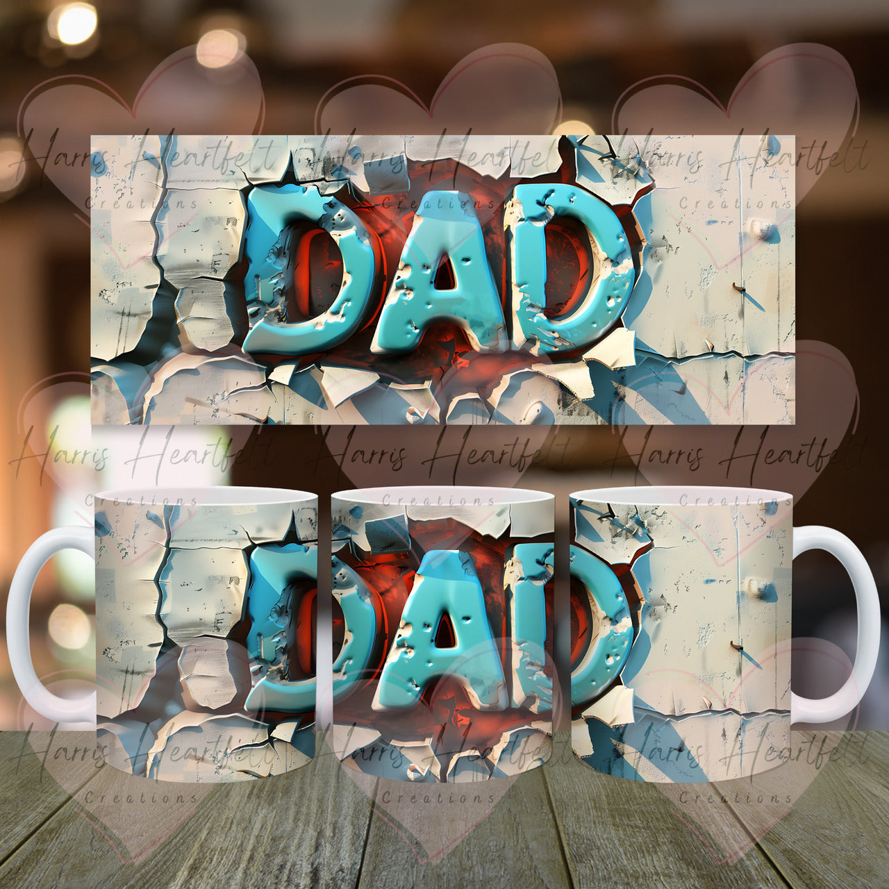 Father's Day Themed Ceramic Coffee Mug