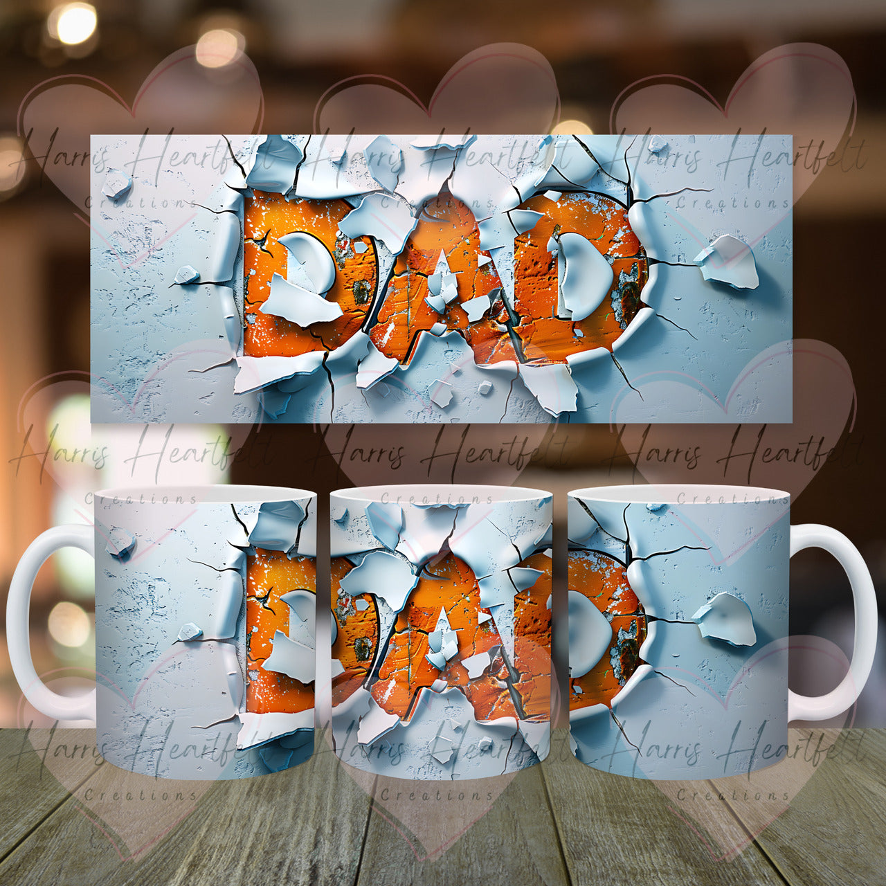 Father's Day Themed Ceramic Coffee Mug