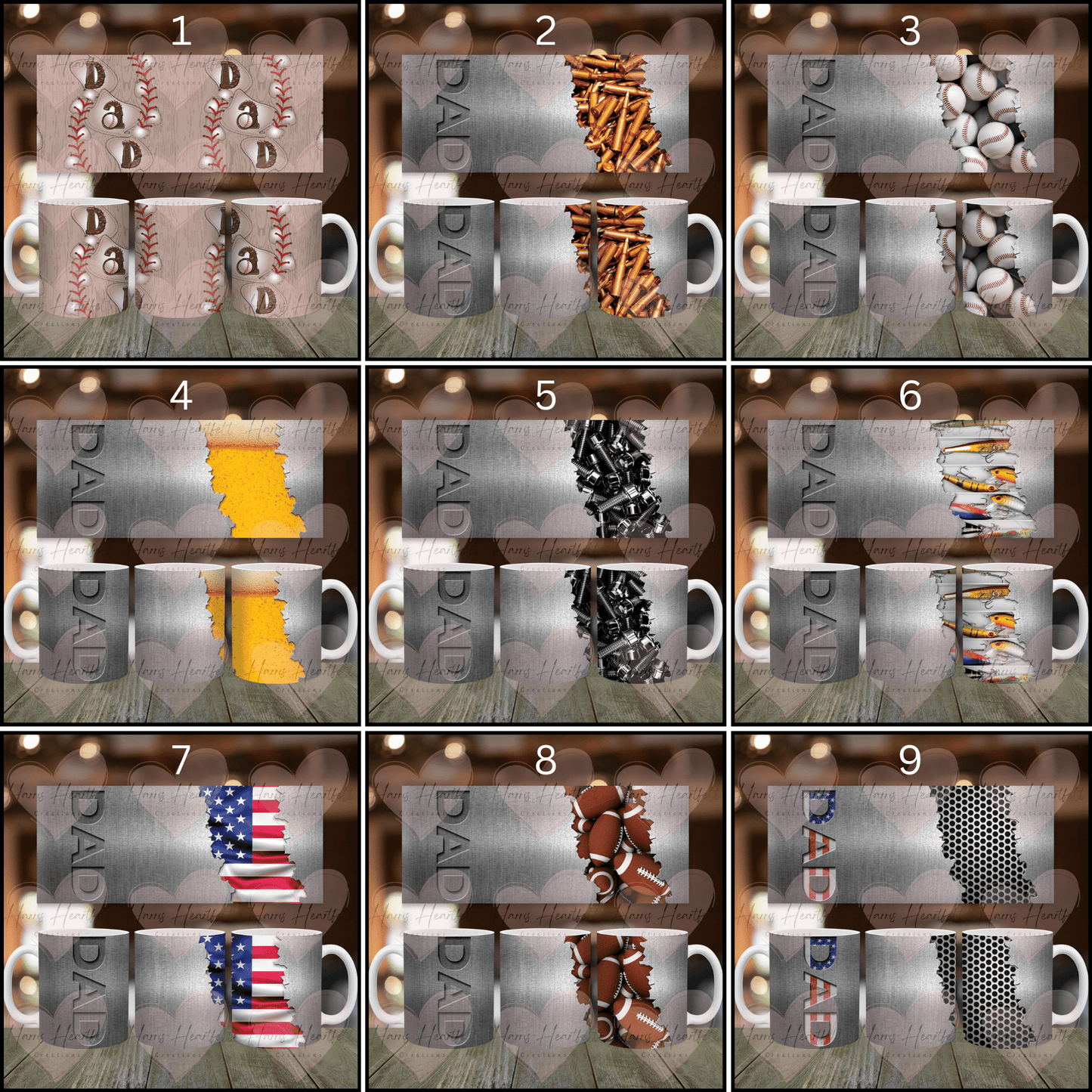Father's Day Themed Ceramic Coffee Mug