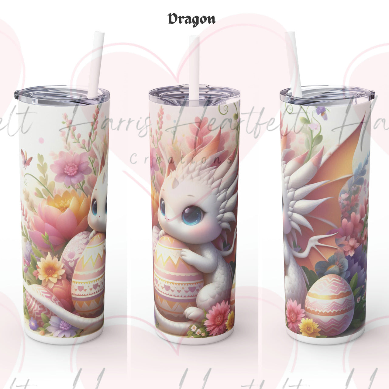Easter Themed 20oz Skinny Tumbler