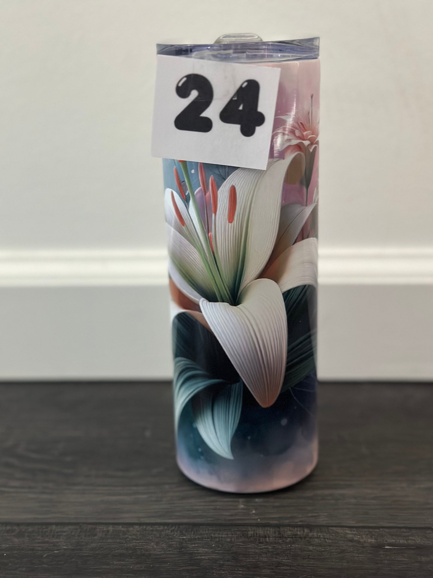lillies 20oz skinny tumbler