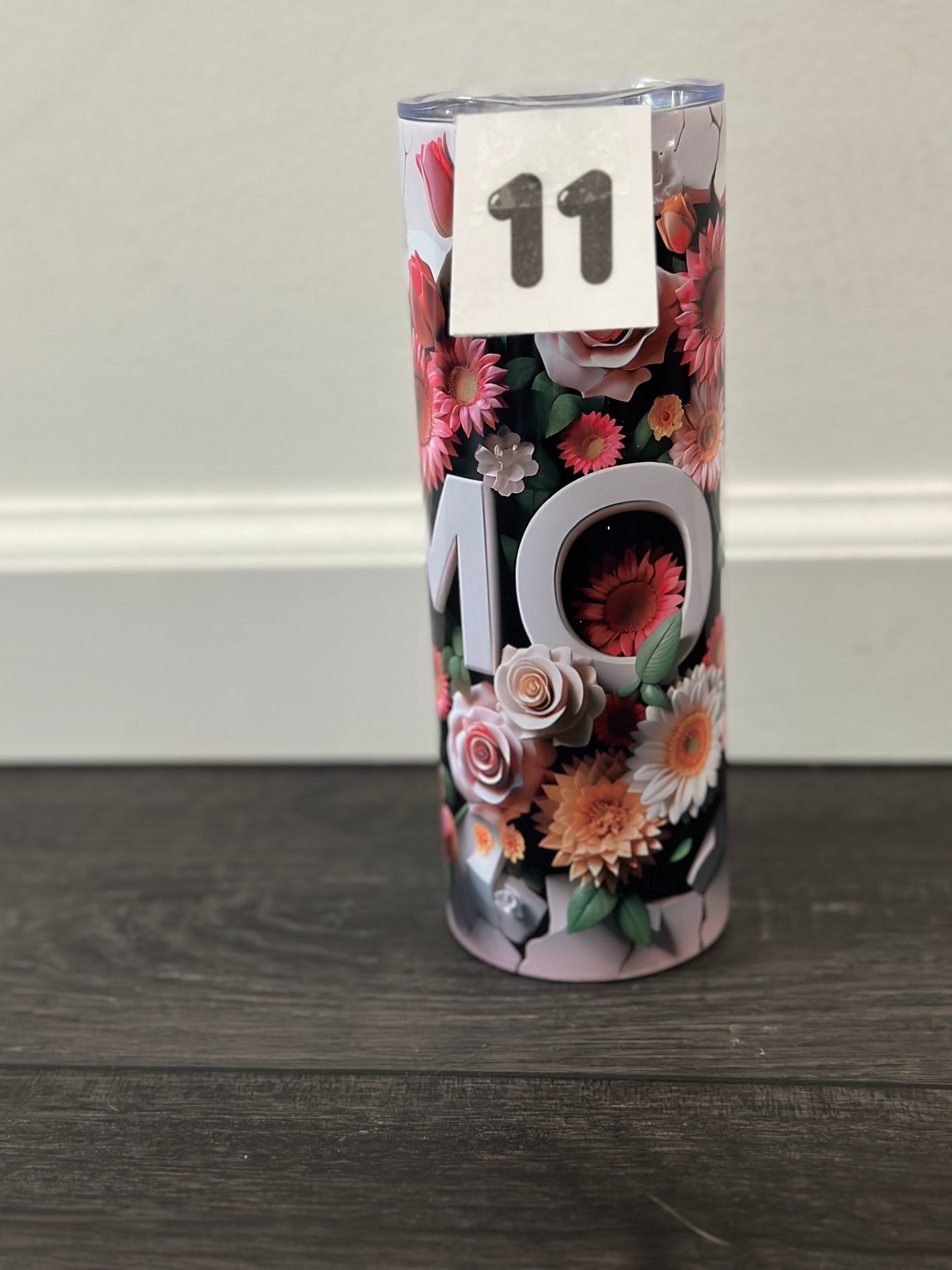 3D mom 20oz skinny tumbler