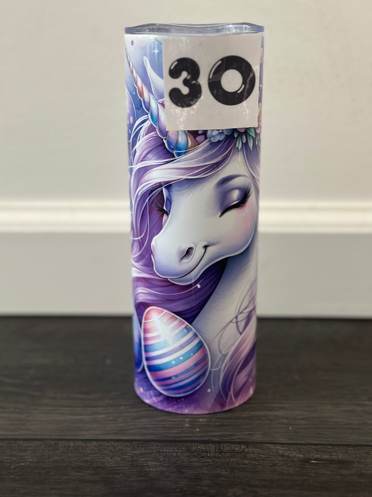 Unicorn 20oz skinny tumbler