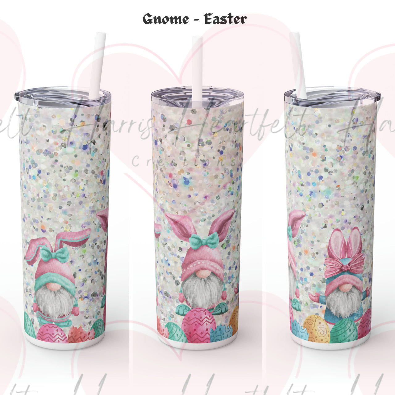 Easter Themed 20oz Skinny Tumbler