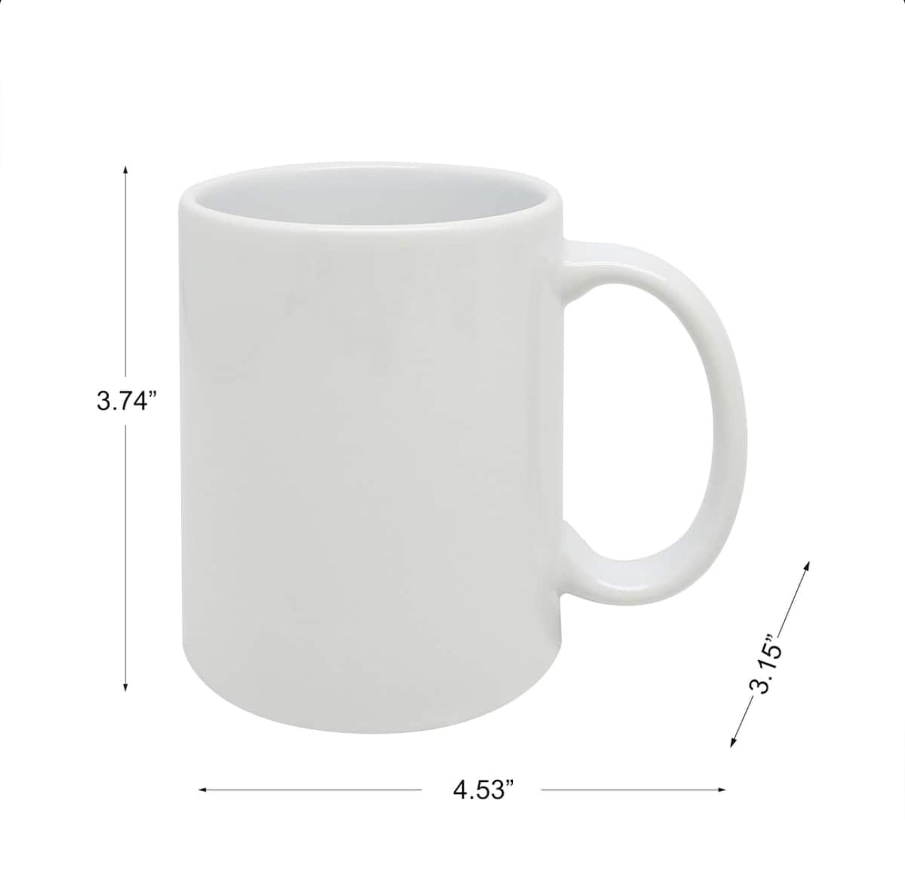 Ceramic White Coffee Mug - Personalize