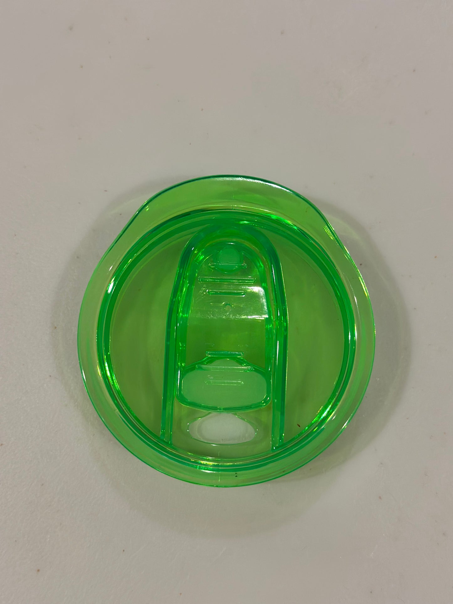 lime green 20oz slide lid