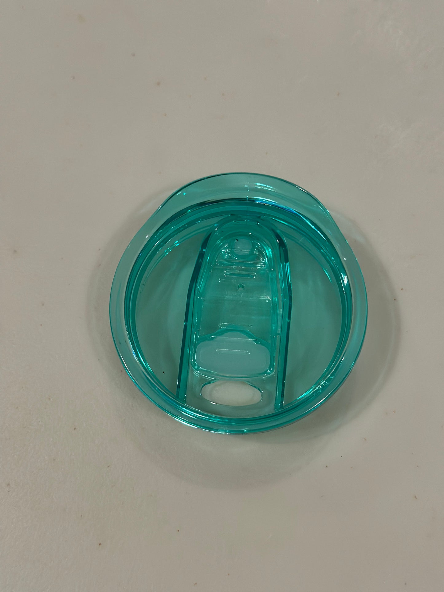 teal 20oz slide lid