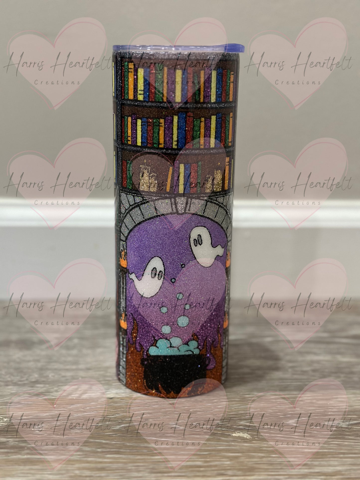20oz Ghost Bookcase Stainless steel tumber
