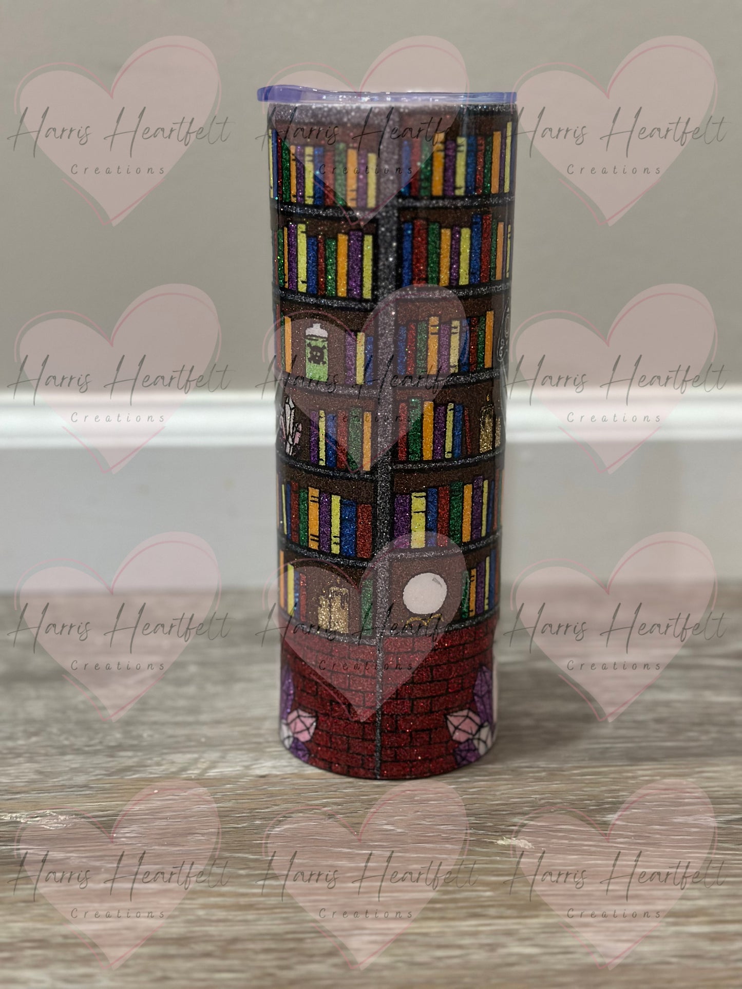 20oz Ghost Bookcase Stainless steel tumber