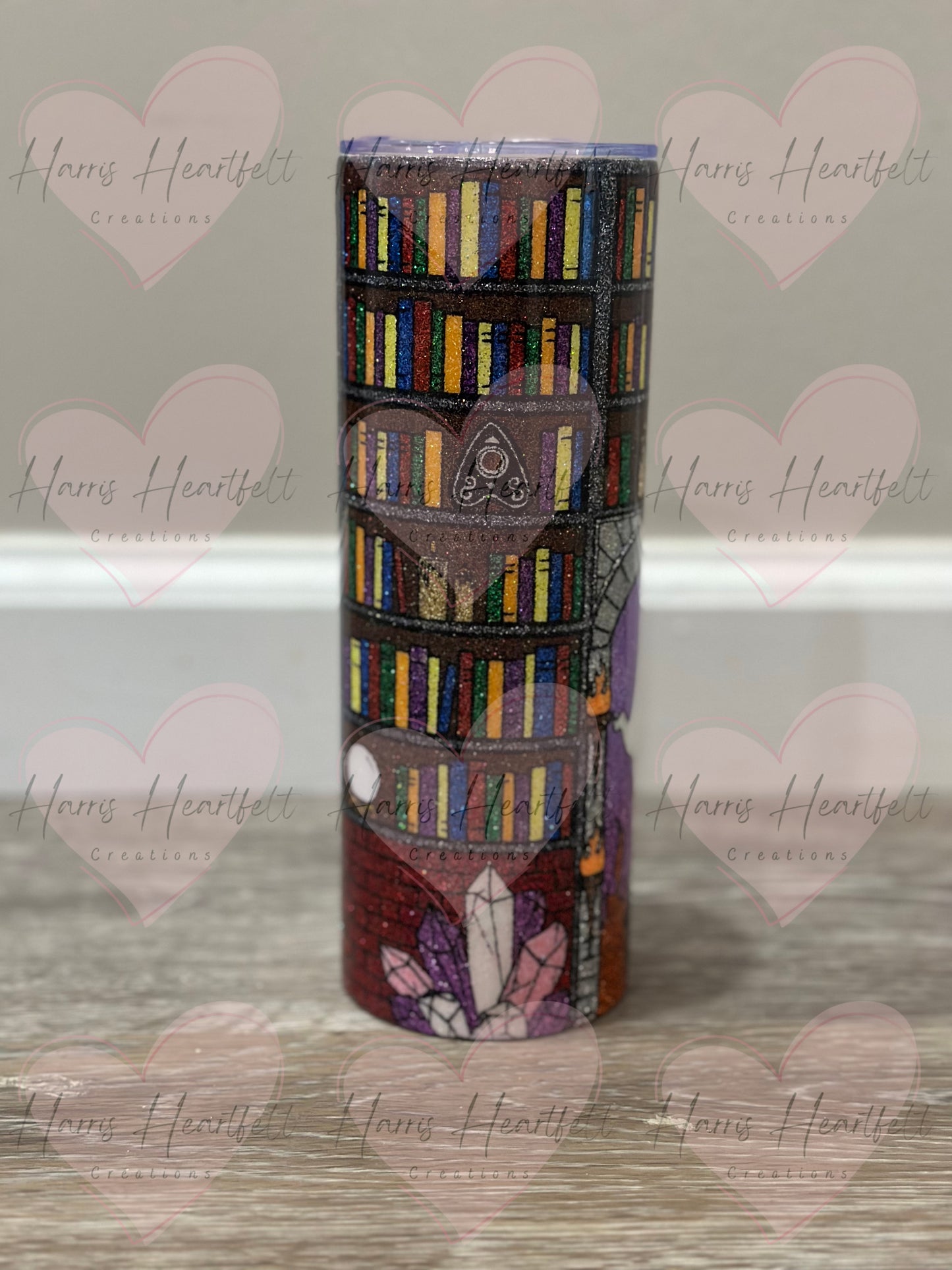 20oz Ghost Bookcase Stainless steel tumber