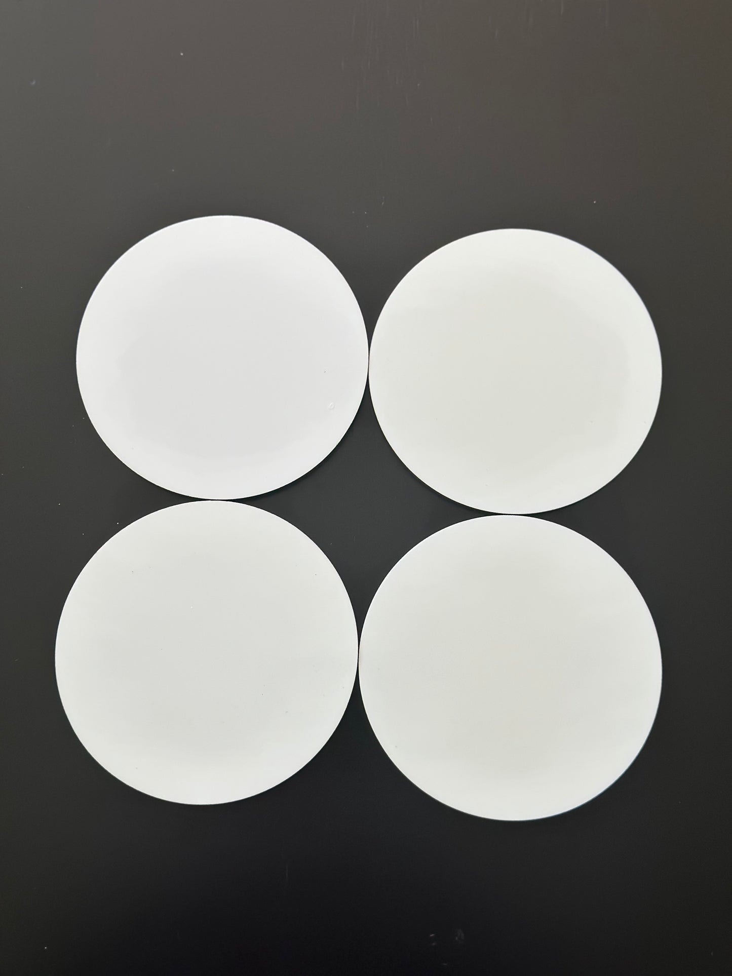 Round MDF Cork-Backed Coaster