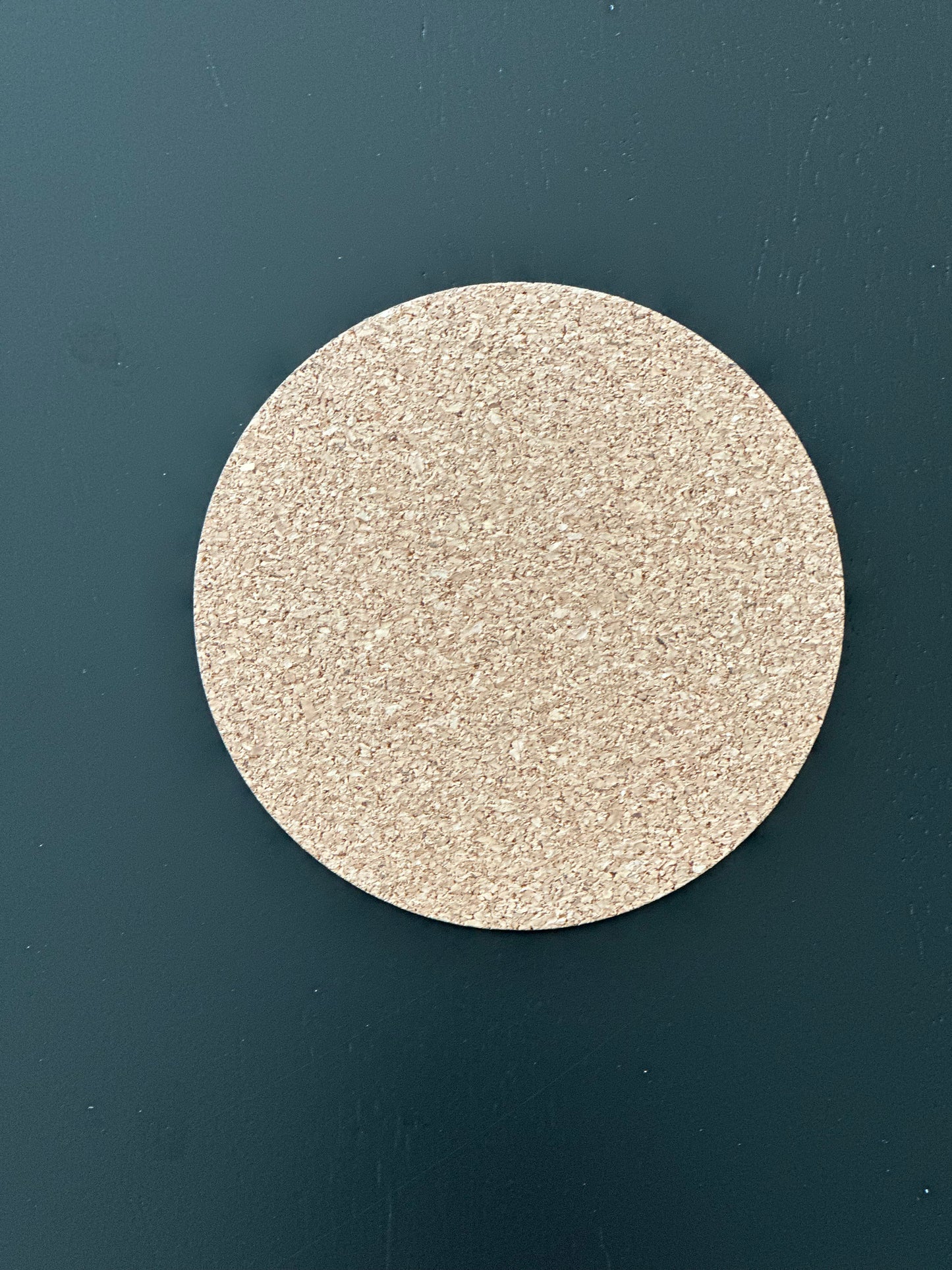 Round MDF Cork-Backed Coaster