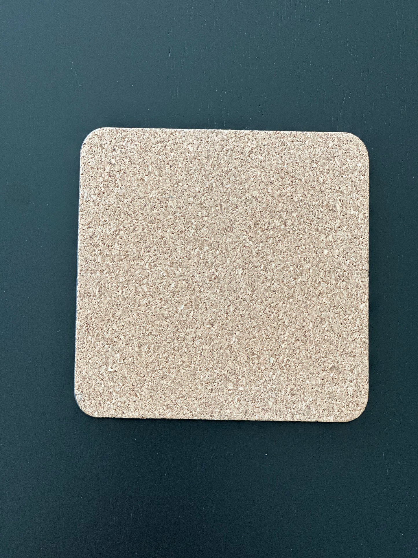Square MDF Cork-Backed Coaster
