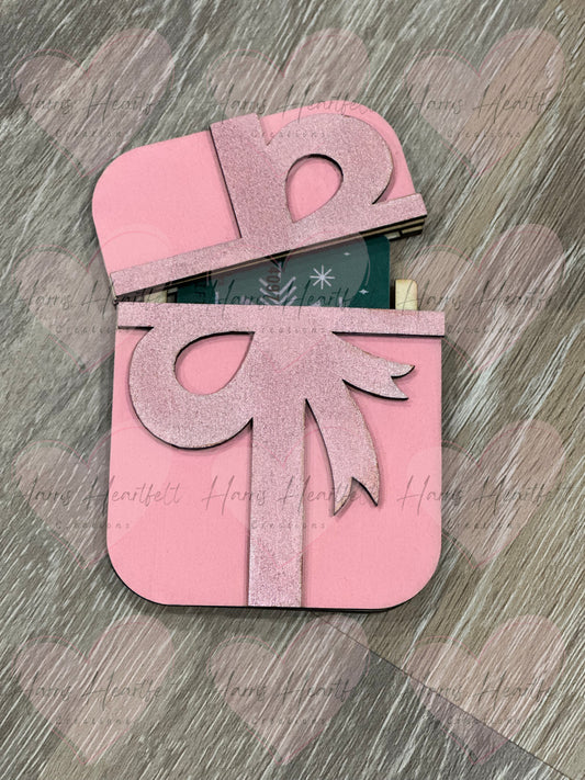 Wooden Gift Card Holder – Available in Many Colors!