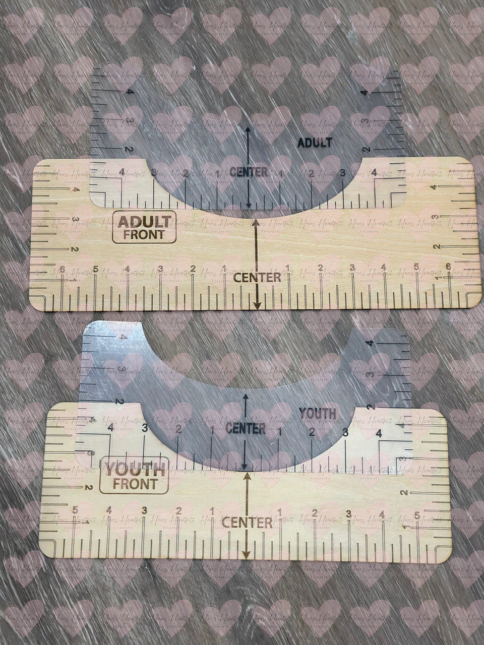 T-shirt Alignment Tools - Wooden