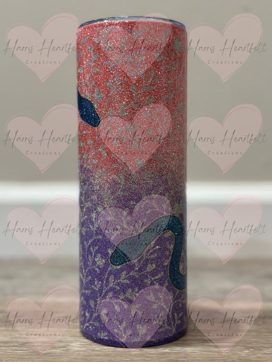 20oz Serpents Glitter Stainless Steel Tumbler
