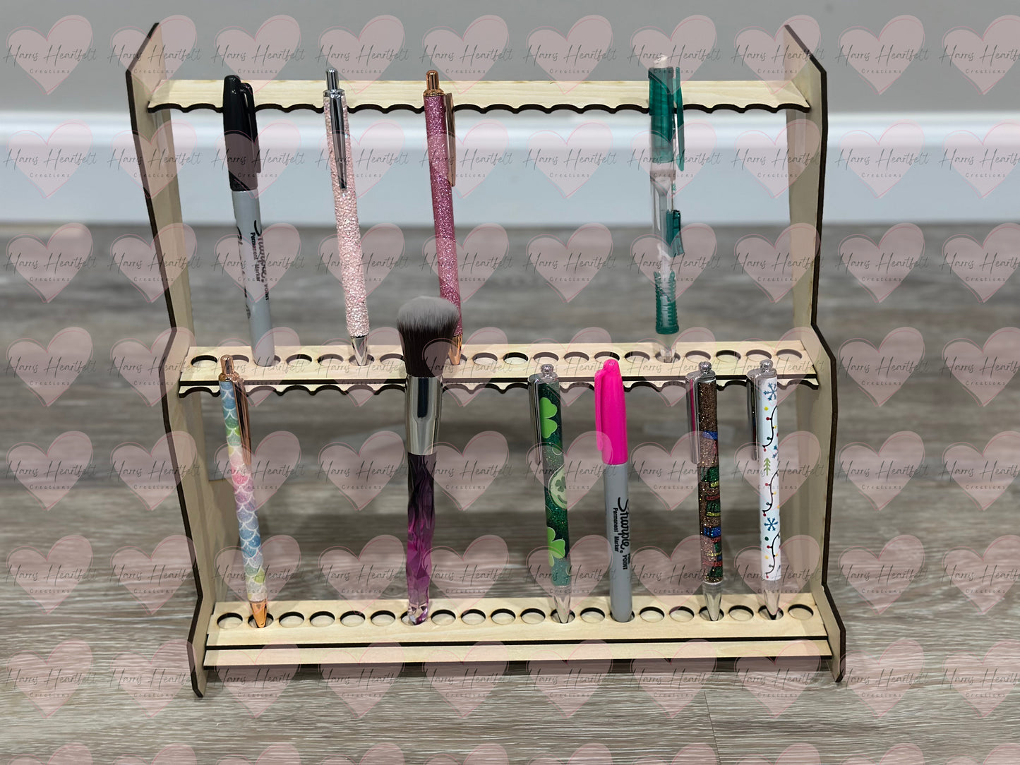 Wooden Pen Display Stand β Multiple Tier Options