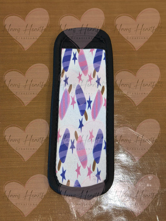 Freezer (Ice) Pop Sleeve - Fun for kids - premade designs