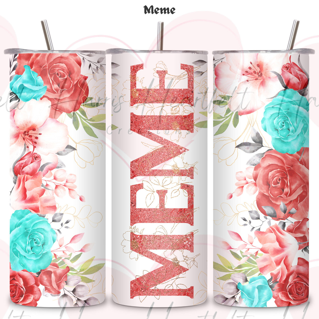 Mother's Day Themed 20oz Skinny Tumbler