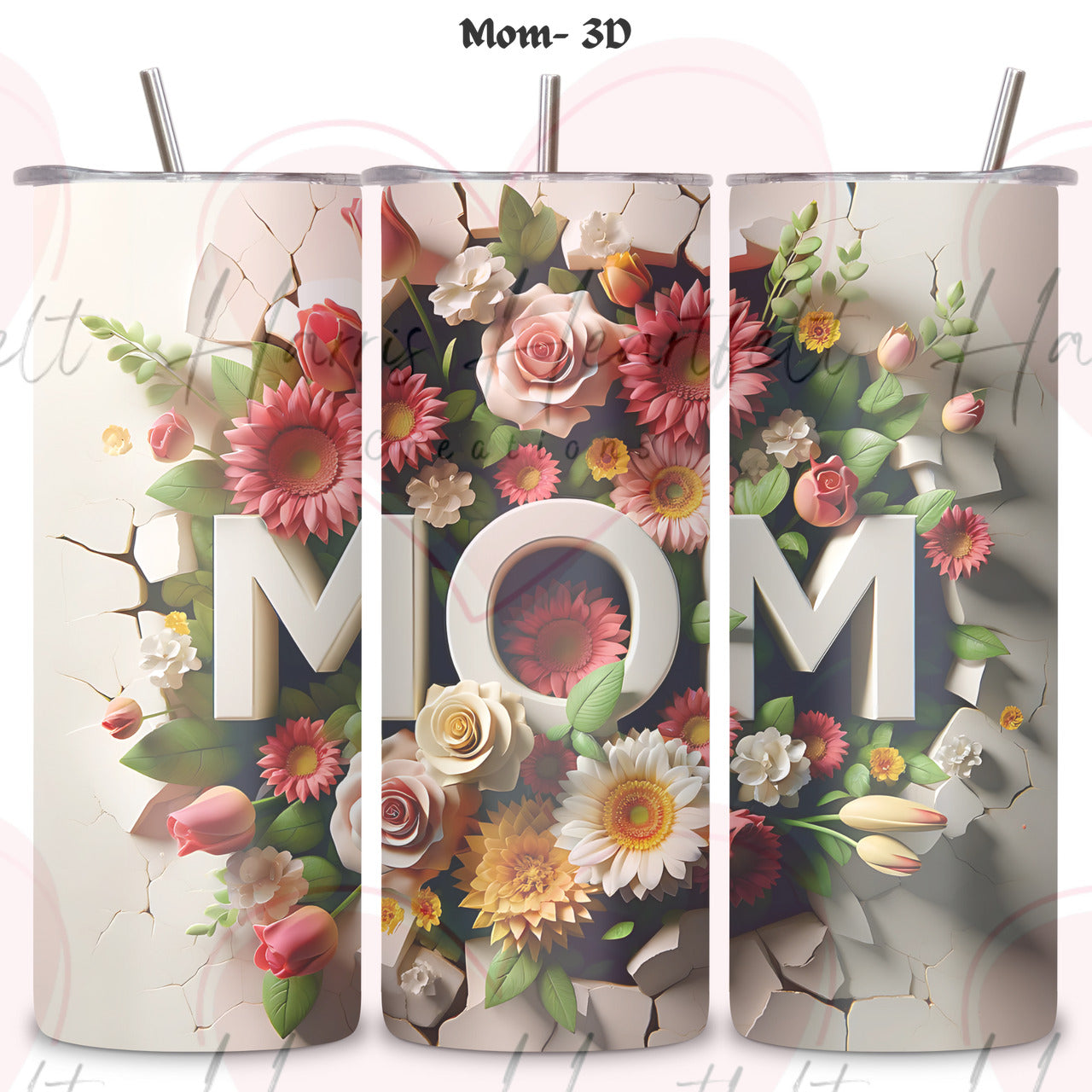 Mother's Day Themed 20oz Skinny Tumbler