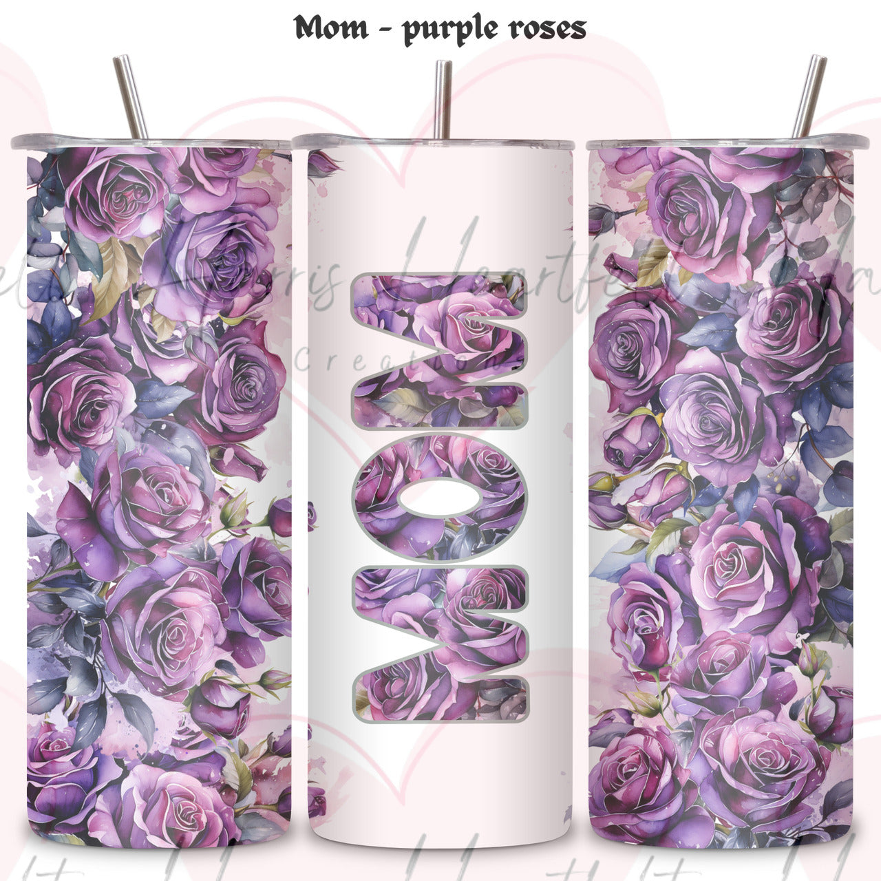 Mother's Day Themed 20oz Skinny Tumbler