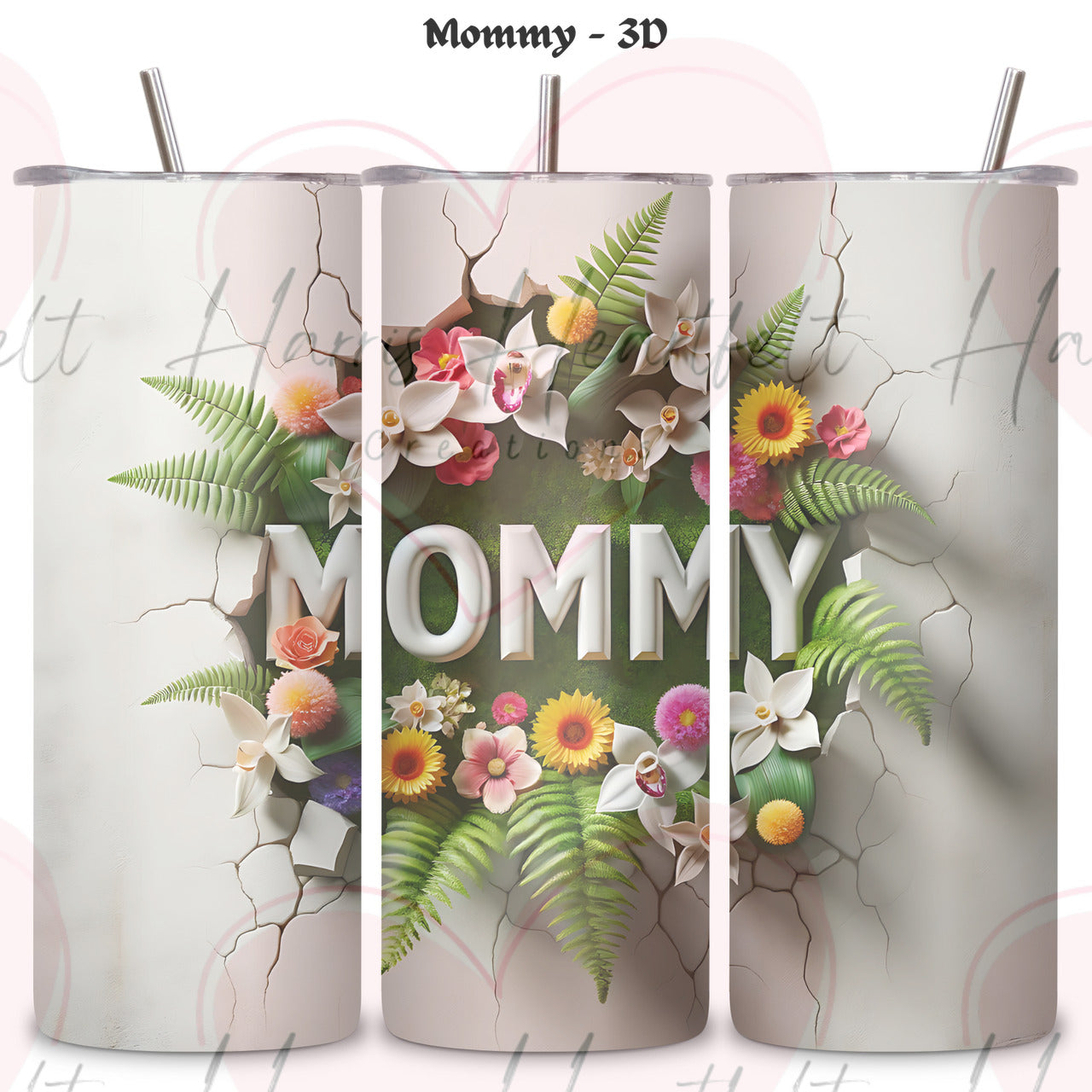 Mother's Day Themed 20oz Skinny Tumbler