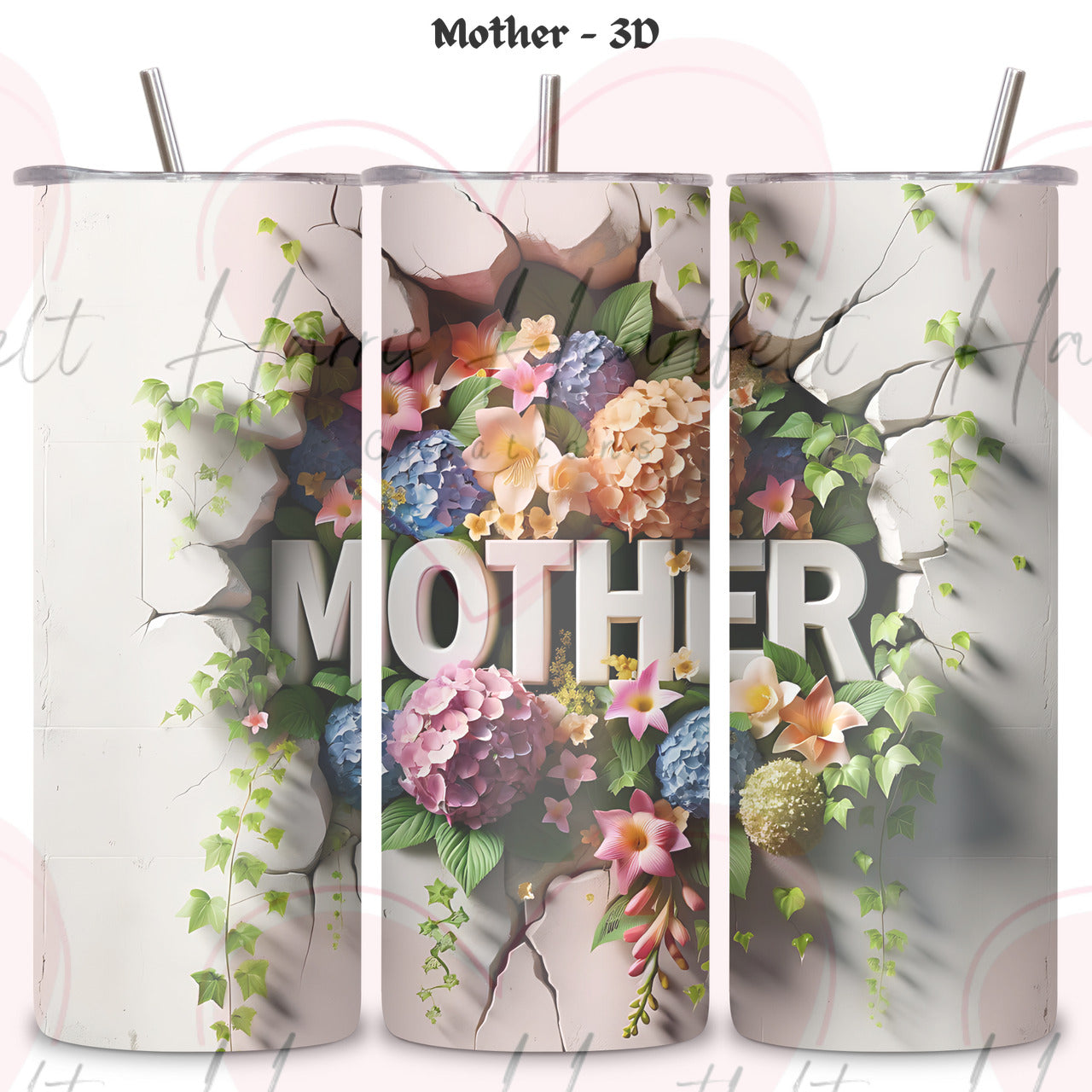 Mother's Day Themed 20oz Skinny Tumbler