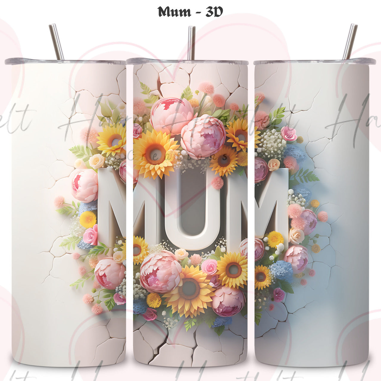 Mother's Day Themed 20oz Skinny Tumbler