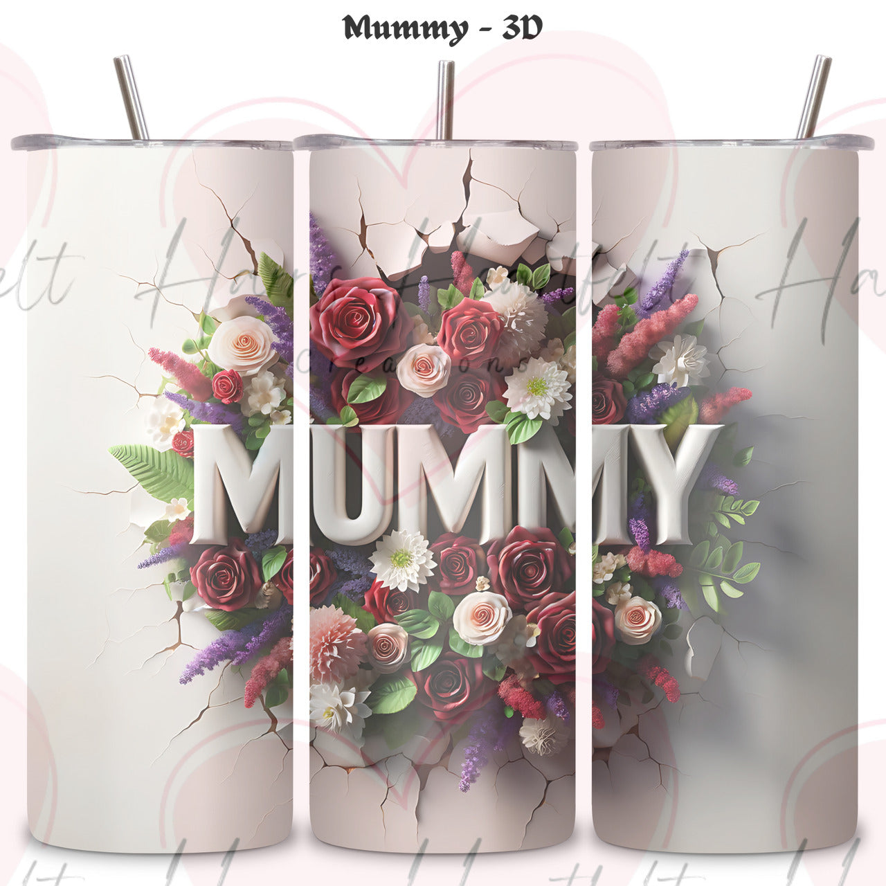 Mother's Day Themed 20oz Skinny Tumbler