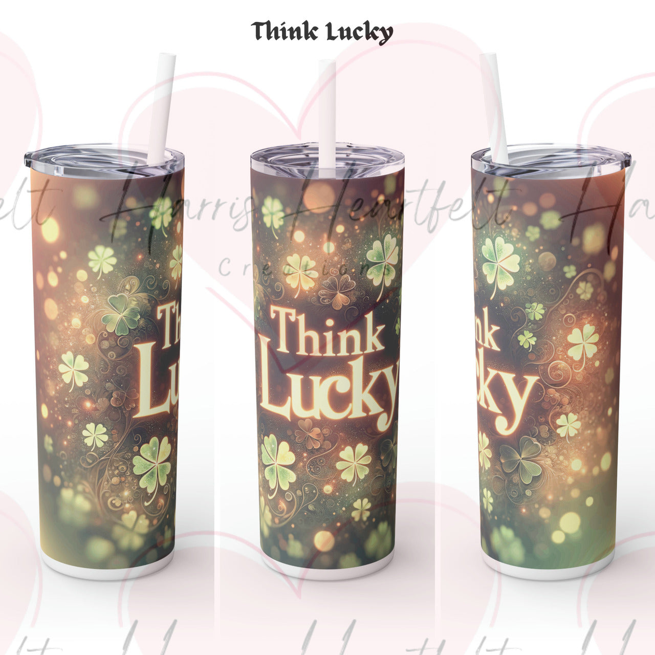 St. Patrick's Day Themed 20oz Skinny Tumbler