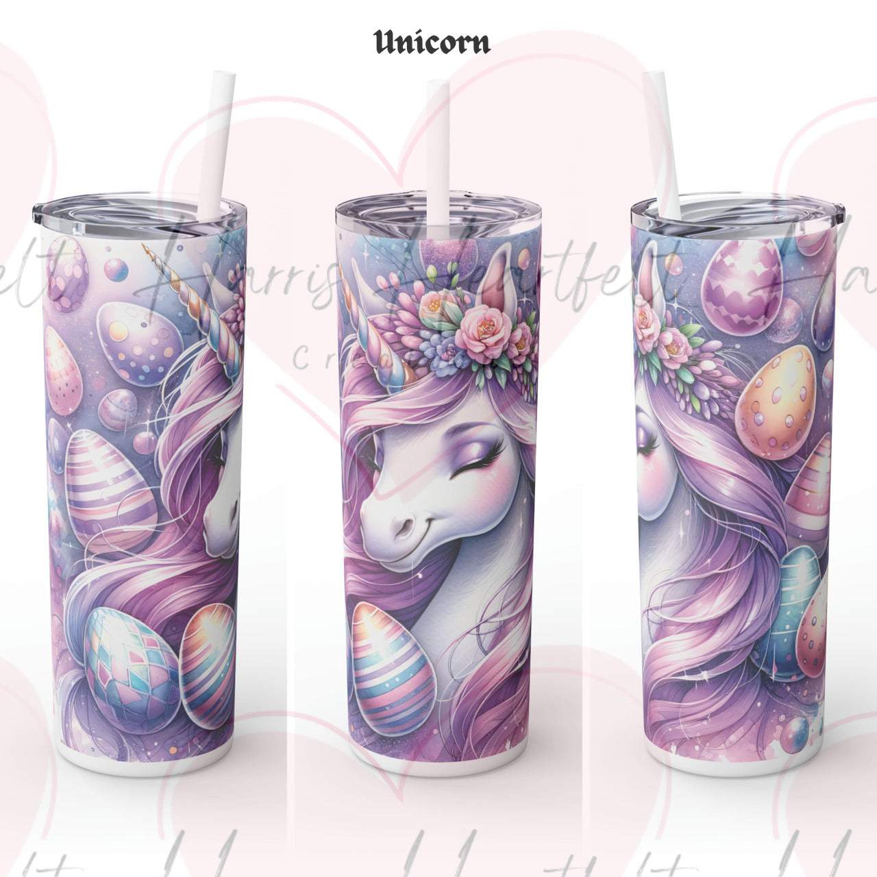 Easter Themed 20oz Skinny Tumbler