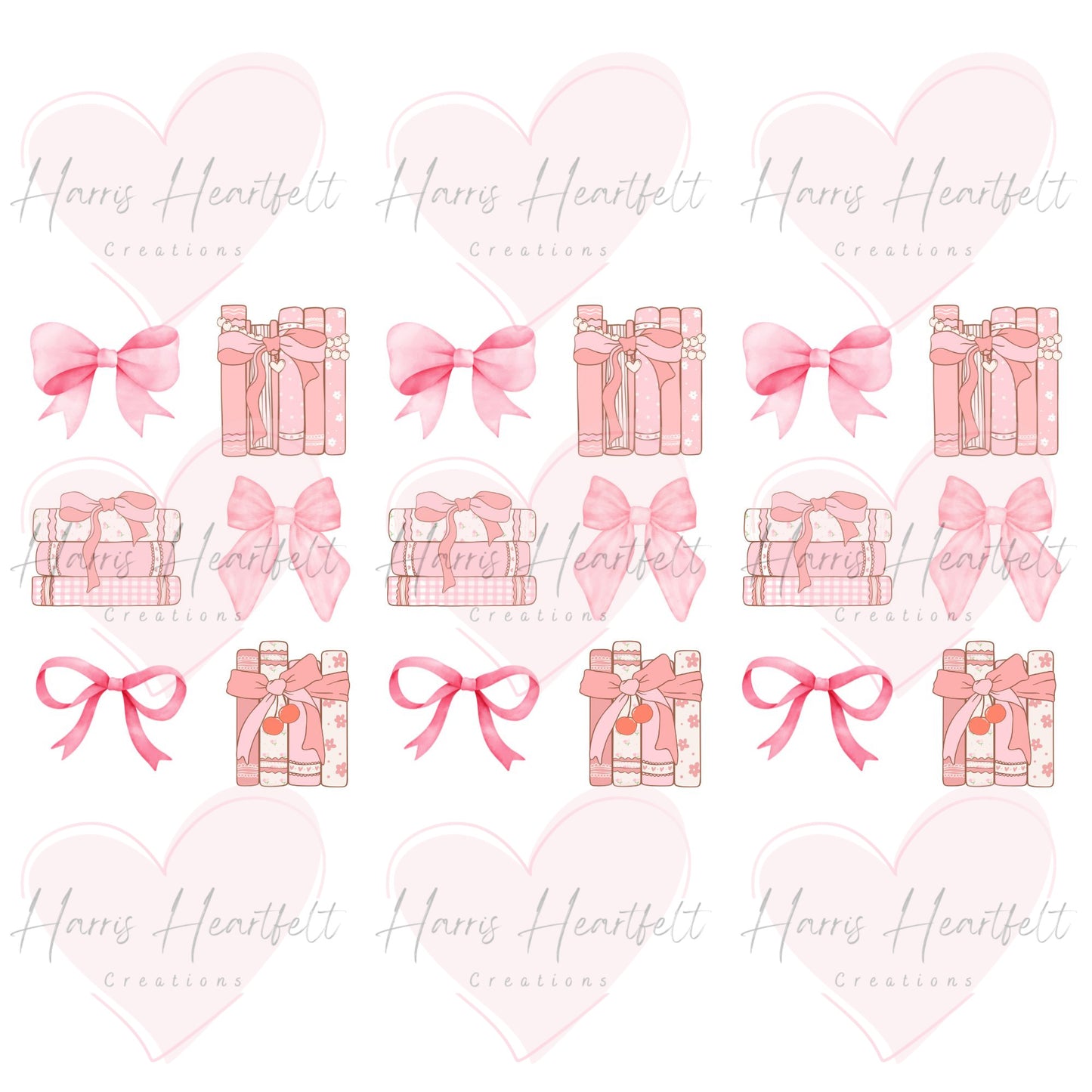 Digital Download - Bows & Books Coquette