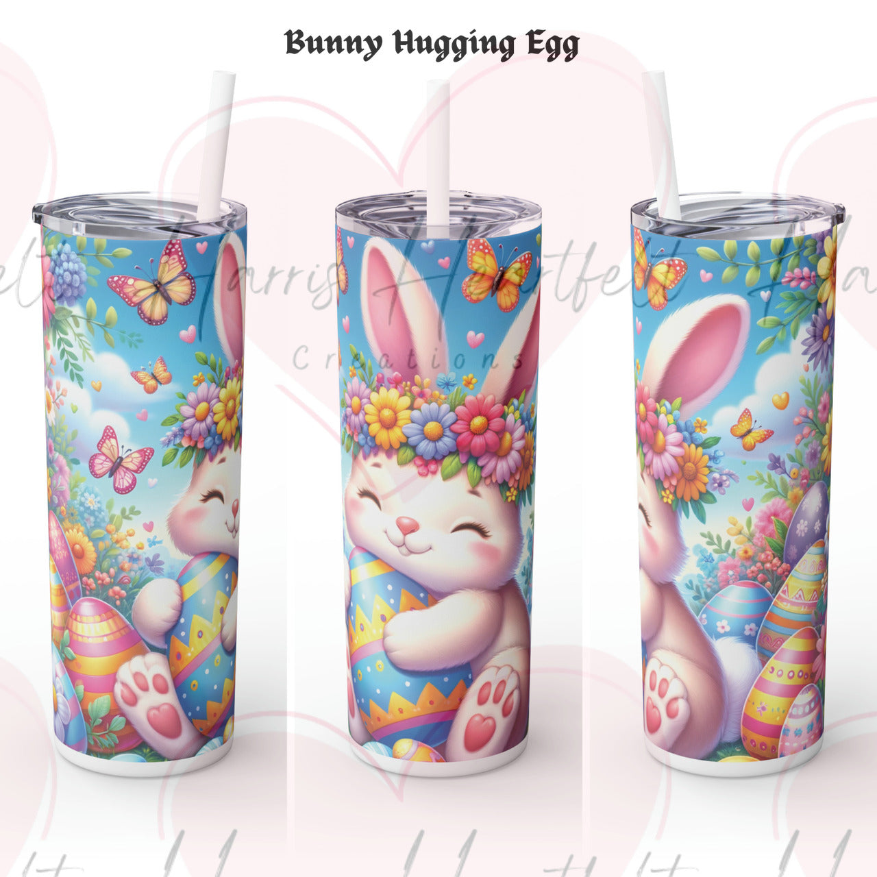 Easter Themed 20oz Skinny Tumbler