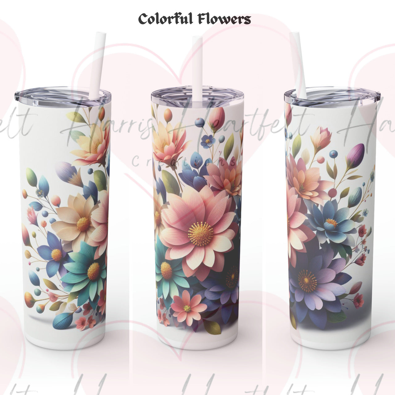 20oz Skinny Tumbler - Premade designs