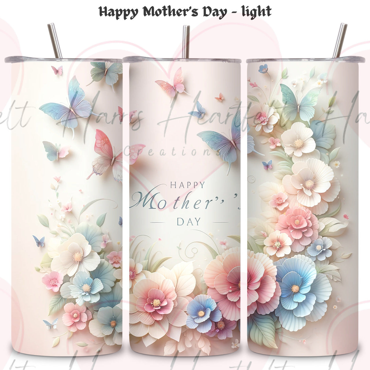 Mother's Day Themed 20oz Skinny Tumbler