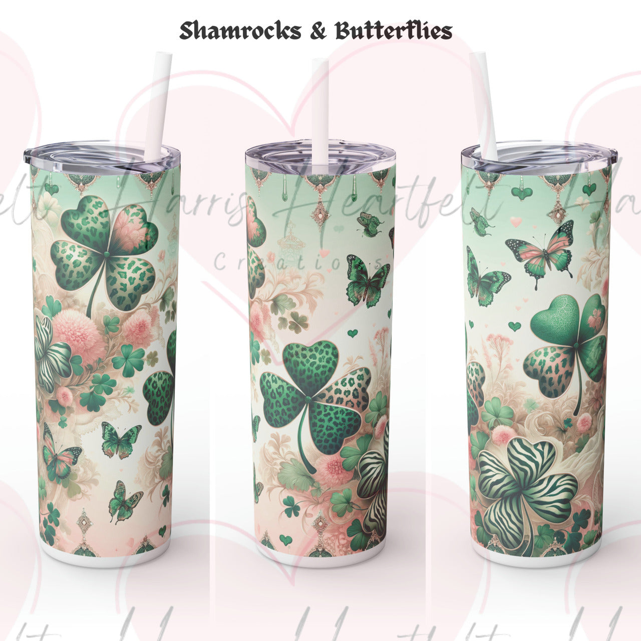 St. Patrick's Day Themed 20oz Skinny Tumbler