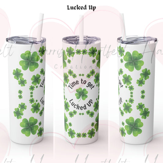 St. Patrick's Day Themed 20oz Skinny Tumbler