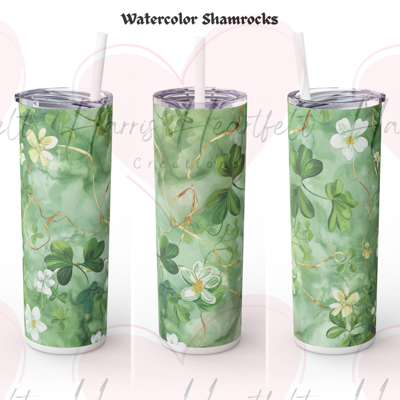 St. Patrick's Day Themed 20oz Skinny Tumbler