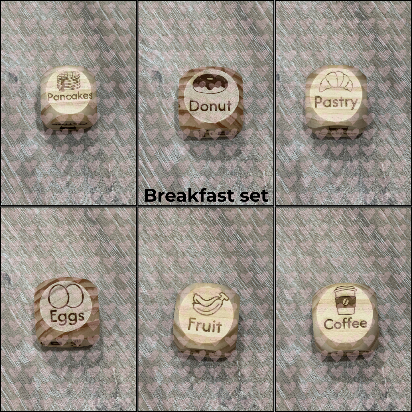 Decision Dice – Fun 6-Sided Wooden Dice to Help You Decide