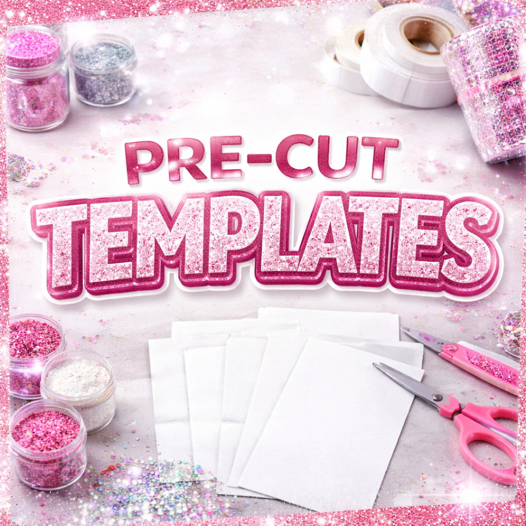 Pre-cut templates for Creating Tumblers
