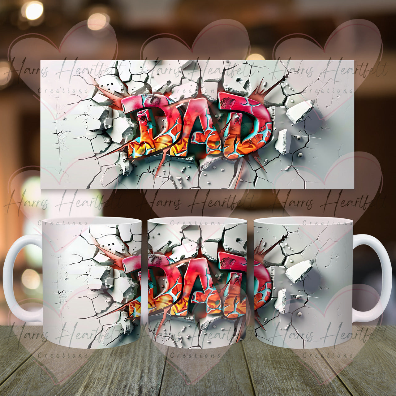 Father's Day Themed Ceramic Coffee Mug