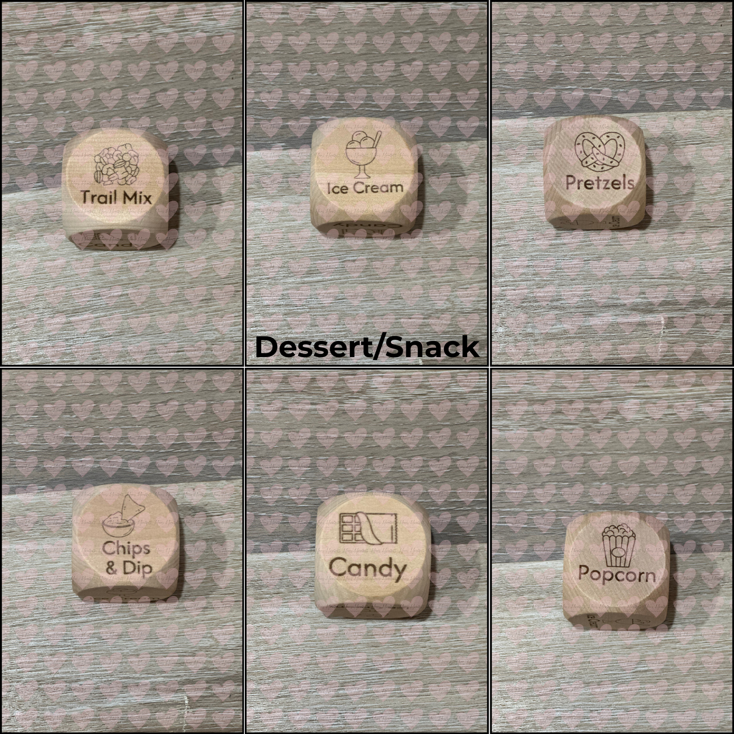 Decision Dice – Fun 6-Sided Wooden Dice to Help You Decide