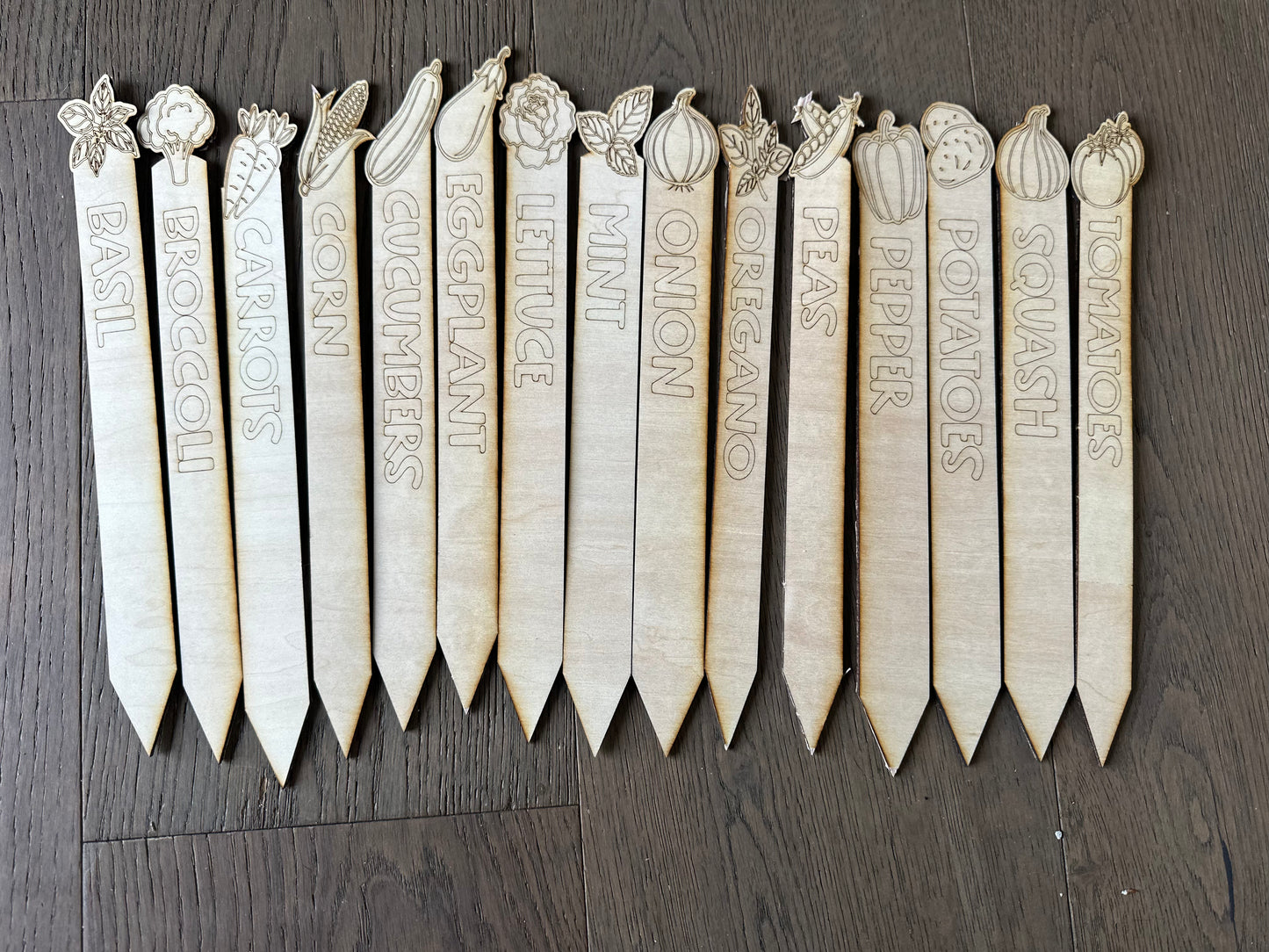Garden Stakes – Personalized Plant Markers – 15 Designs Available 🌿